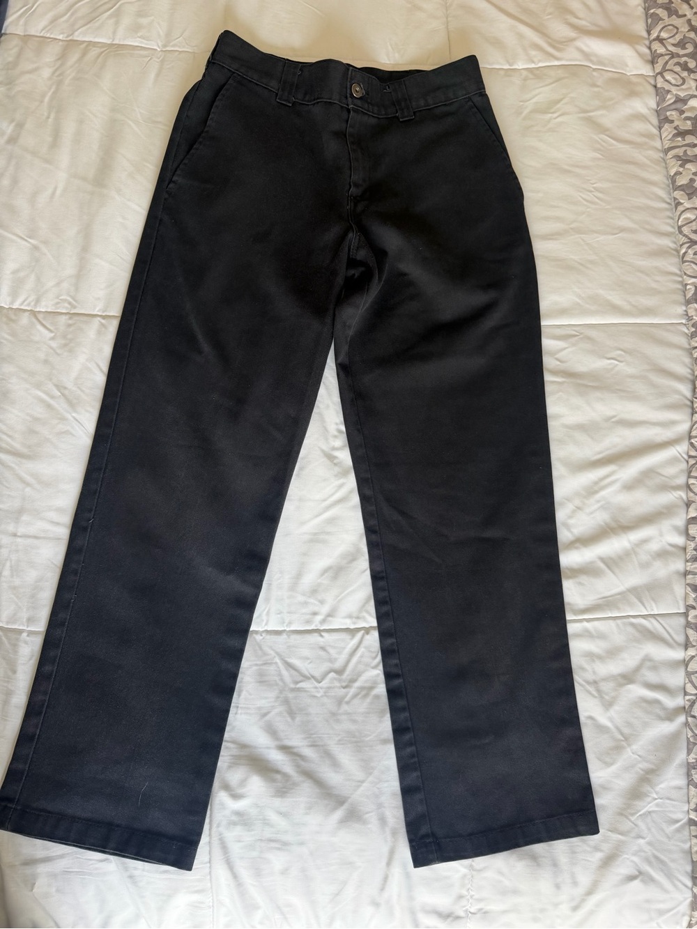 Dickies Black Straight-Leg Chinos